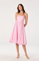 Inixyf Dahlia Bubble Hem Midi Dress