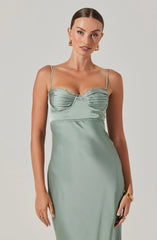 Lbruh Florianne Satin Maxi Dress