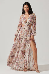 Lbruh Revery Floral Long Sleeve Maxi Dress