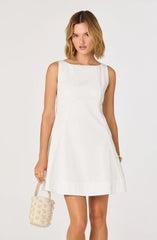 Inixyf Shyla Bow-Back A-Line Mini Dress