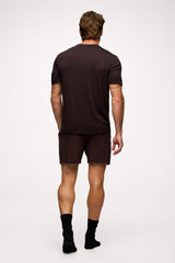 Men's Pajama Short Set | Espresso