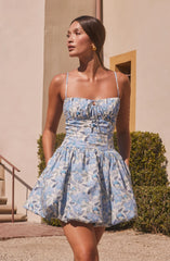 Lbruh Larissa Floral Bubble Mini Dress