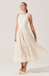 Lbruh Lillemor 3D Textured Midi Dress
