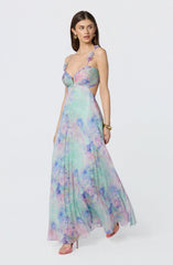Inixyf Emese Floral Cutout Maxi Dress