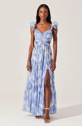 Lbruh Fritillaria Floral Maxi Dress