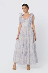 Inixyf Lenora Floral Tiered Maxi Dress