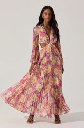 Lbruh Revery Floral Long Sleeve Maxi Dress