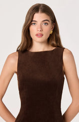 Lbruh Corduroy Belted Mini Dress