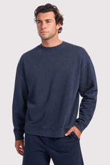 Vintage Fleece Men's Crewneck | Washed Navy