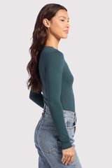 Long Sleeve Crewneck Bodysuit | Alpine