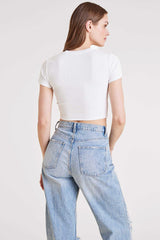 Baby Tee | White