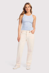 Slinky Rib Racer Tank | Cloud