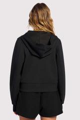 Soft Motion Zip Hoodie | Black
