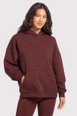 Vintage Fleece Hoodie | Black Cherry
