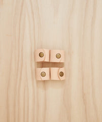 Leather Napkin Rings Set of 4