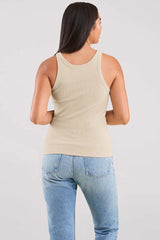 Essential Rib Tank Top | Bone