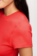 Shrunken Tee | Hibiscus