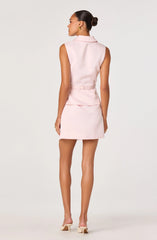 Inixyf Jamia Peplum Button-Front Mini Dress