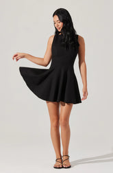 Lbruh Xaria Linen-Blend Mini Dress