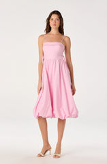 Inixyf Dahlia Bubble Hem Midi Dress