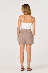 Inixyf Nakia Bow Detail Cropped Top