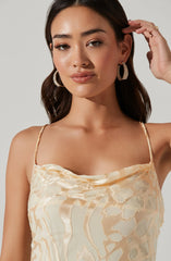 Lbruh Gaia Burnout Floral Midi Dress