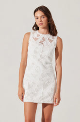 Lbruh Madge Crochet Lace Mini Dress