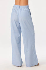 Inixyf Linsey Striped Wide Leg Linen Pants