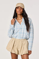 Inixyf Jensen Plaid Button-Down Shirt