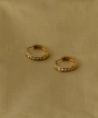 Stevie Grey Diamond Hoops