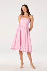 Inixyf Dahlia Bubble Hem Midi Dress