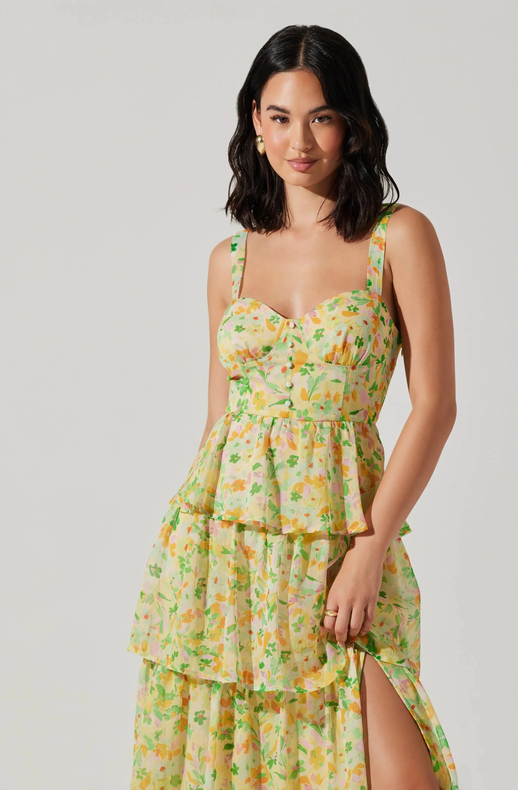 Lbruh Midsummer Floral Tiered Maxi Dress