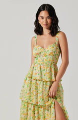 Lbruh Midsummer Floral Tiered Maxi Dress