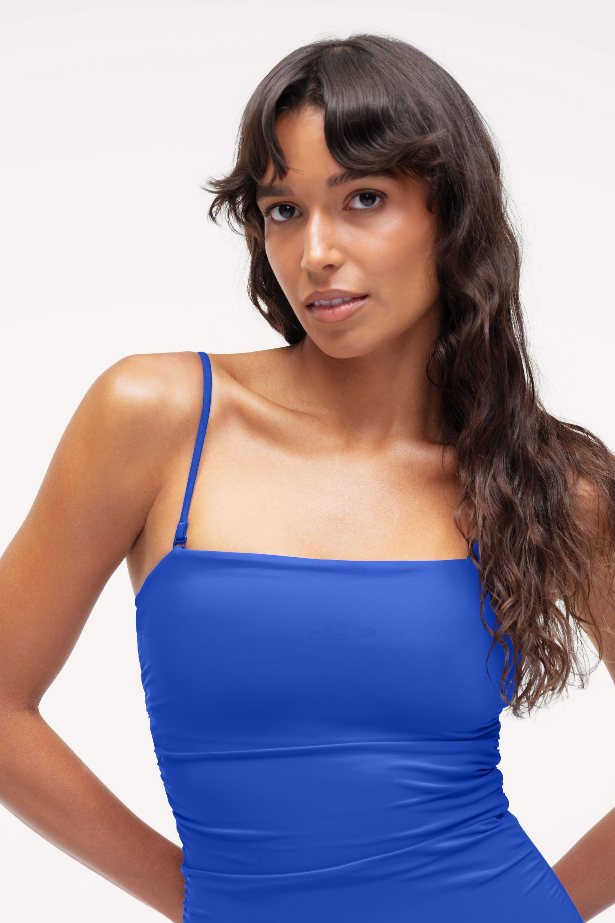 Ruched One Piece | Blueberry