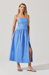 Lbruh Karah Drop Waist Cutout Midi Dress