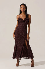 Lbruh Leonie Floral Lace Maxi Dress