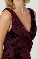 Lbruh Floris Burnout Floral Maxi Dress
