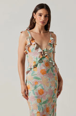 Lbruh Sorbae Floral Maxi Dress