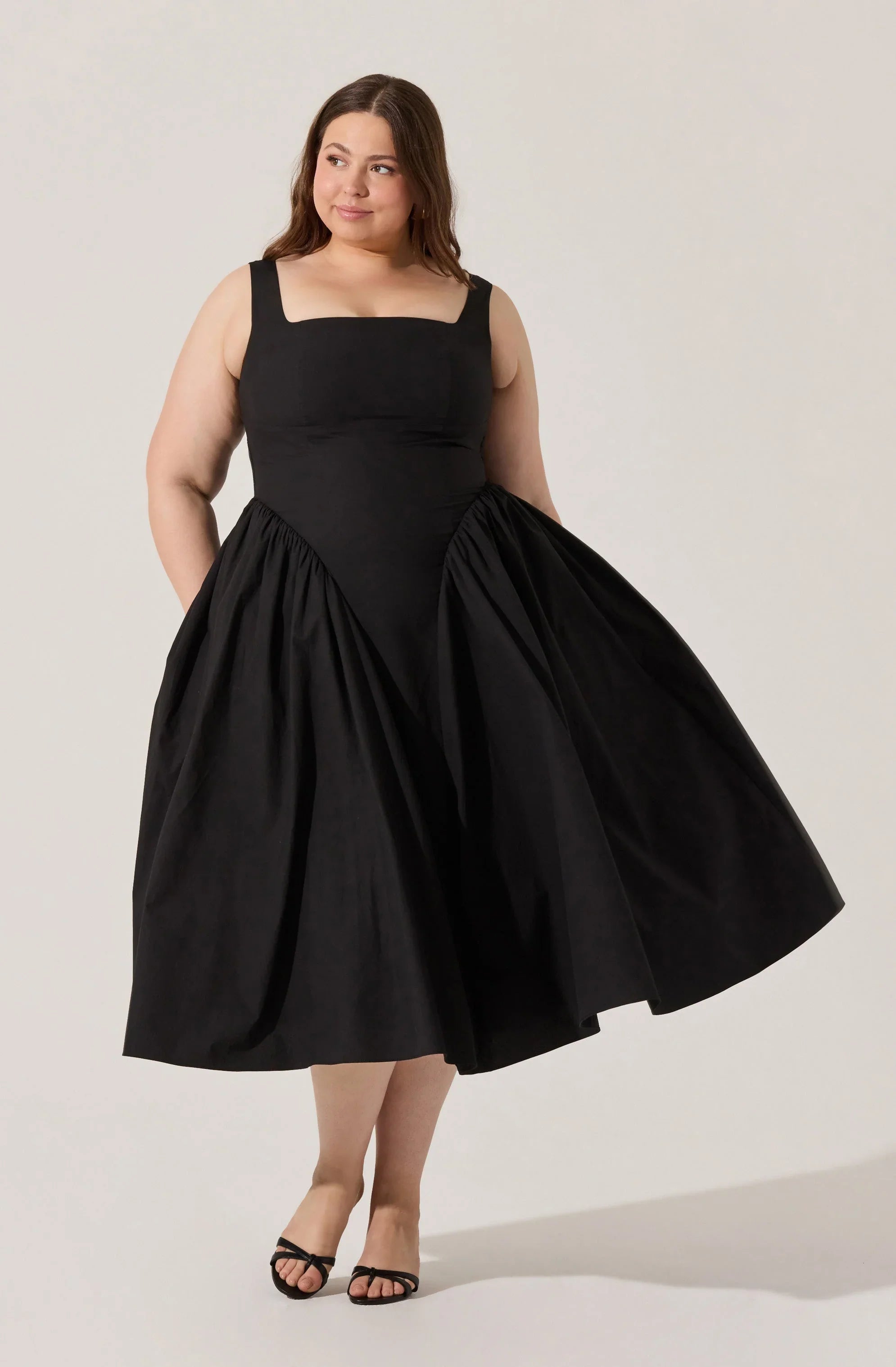 Lbruh Vinya Poplin Drop Waist Dress