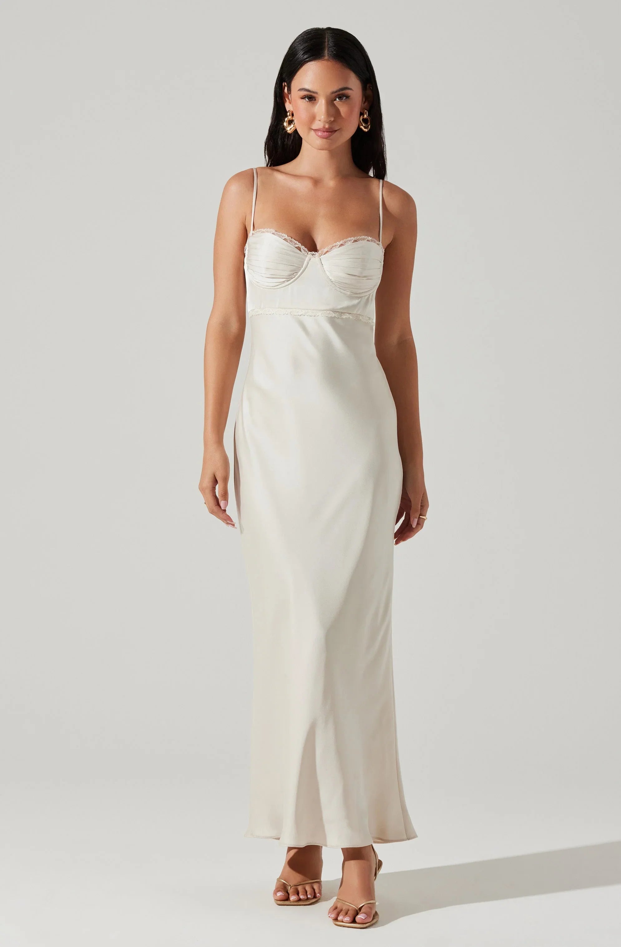 Lbruh Florianne Satin Maxi Dress