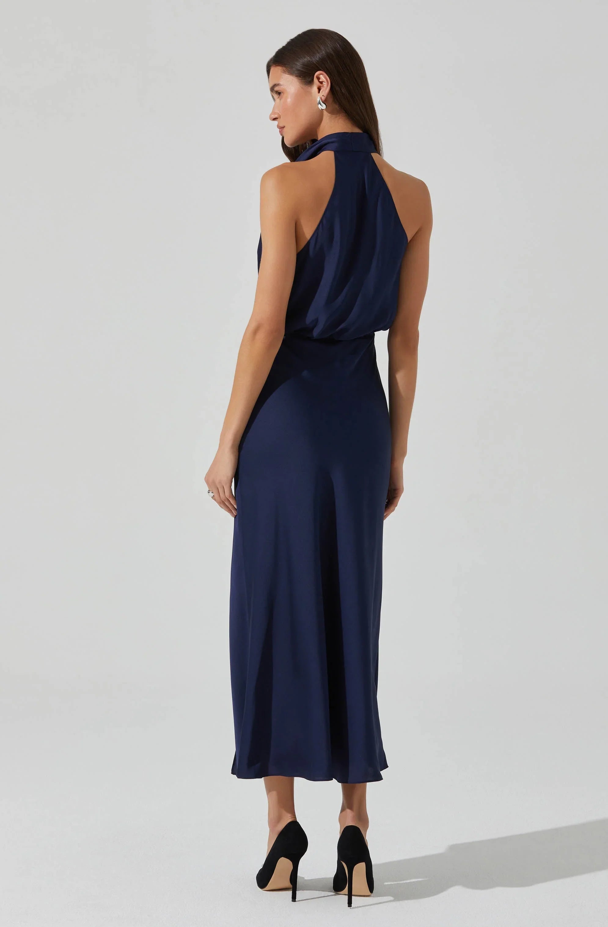 Lbruh Jelyn Satin Midi Dress