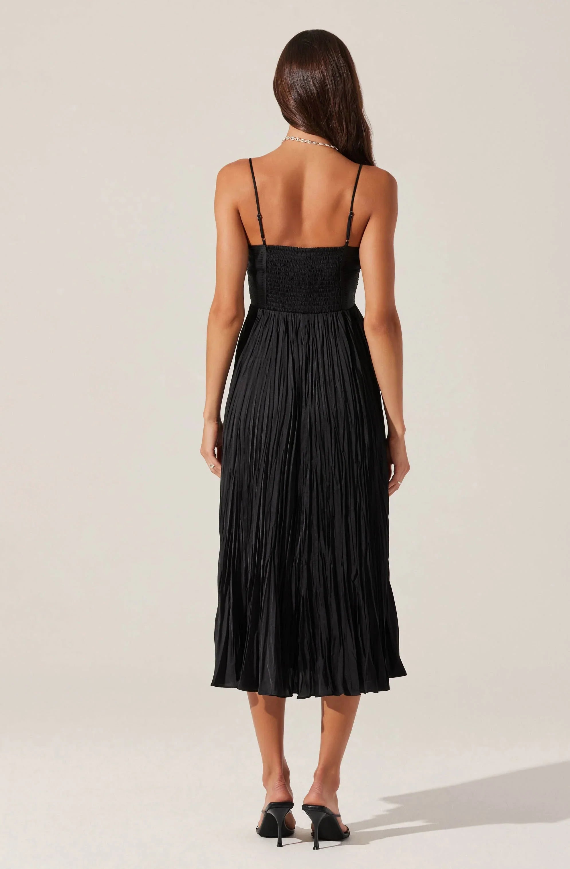 Inixyf Maeve Pleated Midi Dress