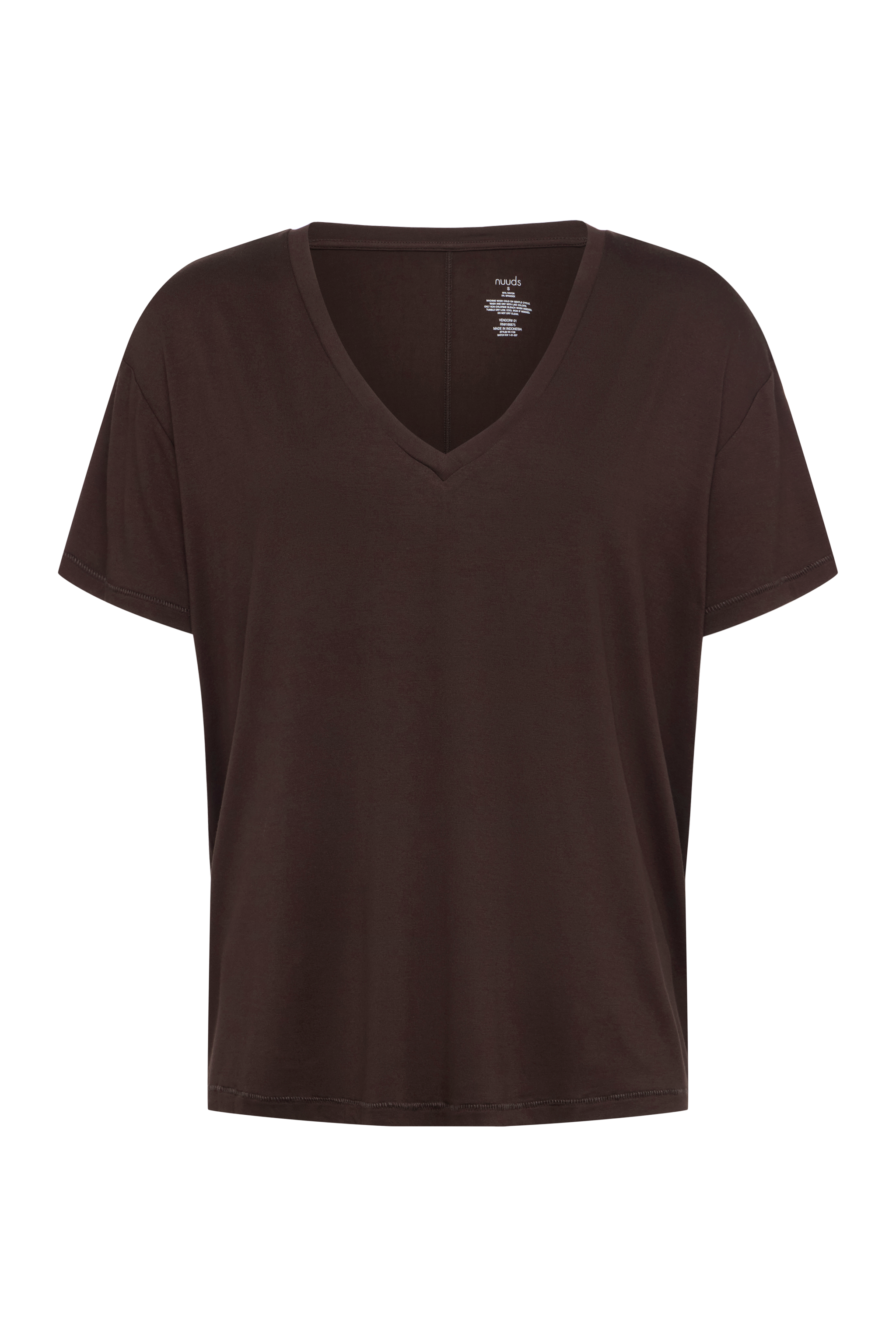 V-Neck Pajama Tee | Espresso