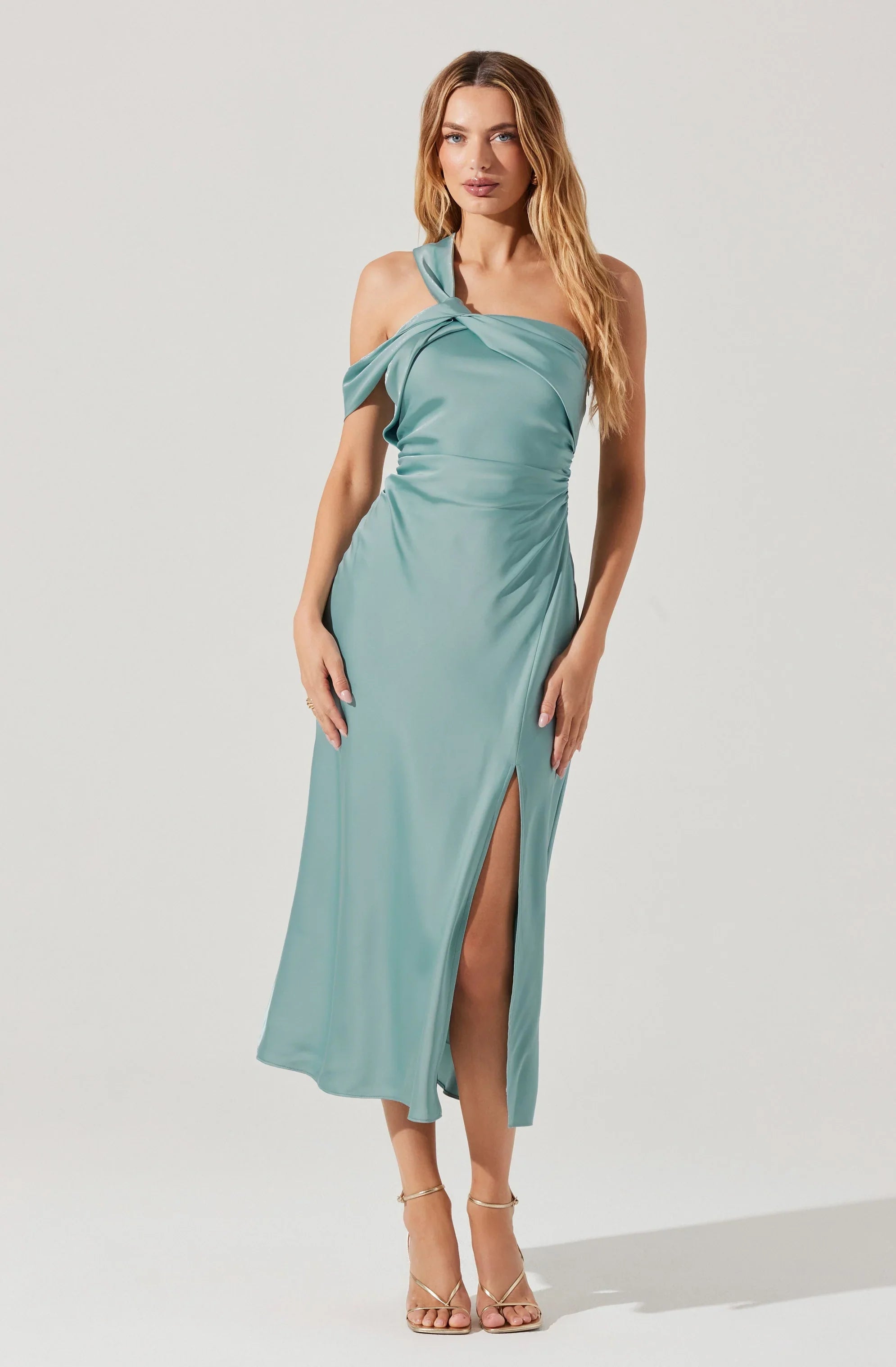 Lbruh Cersei One Shoulder Midi Dress