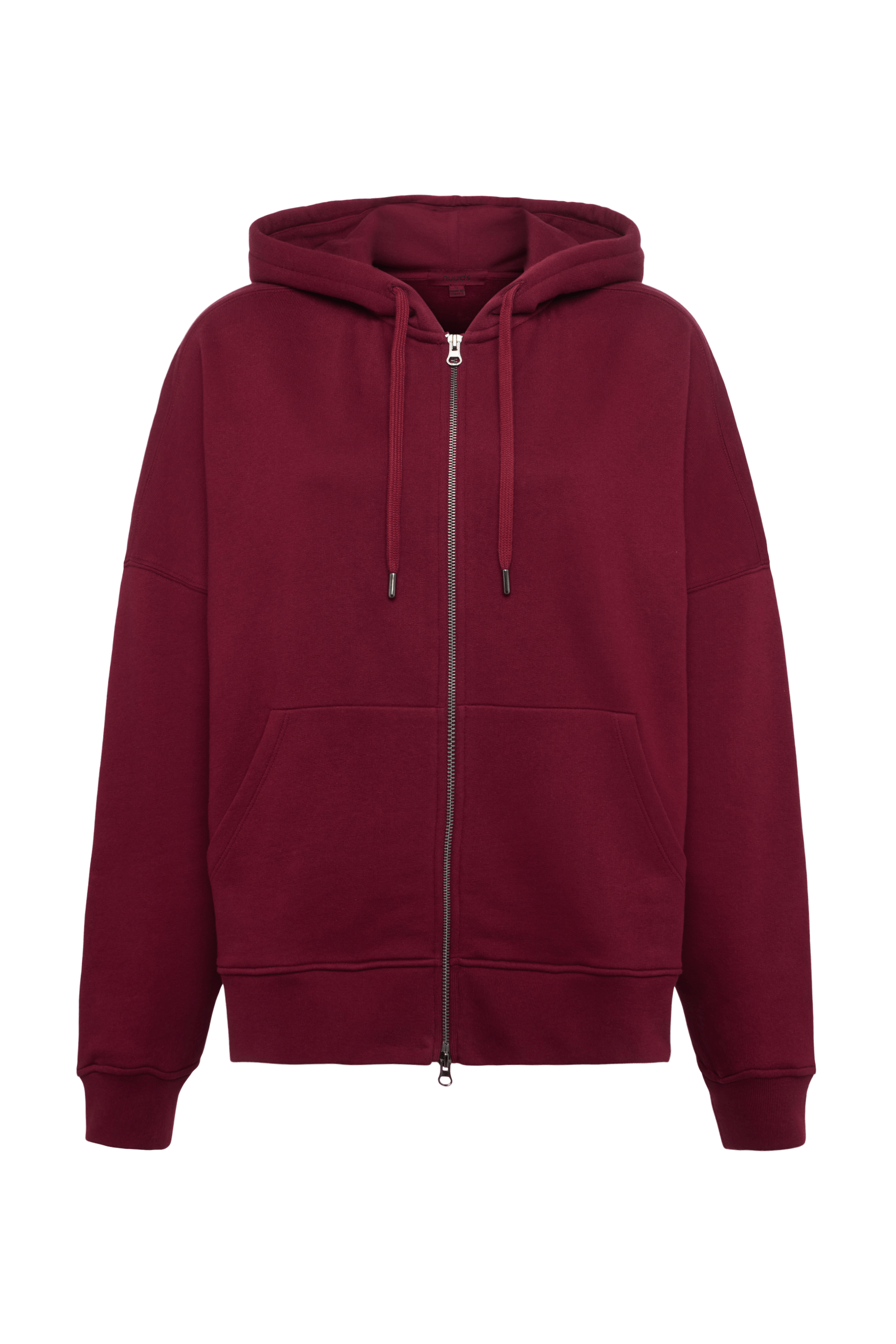Core Fleece Two Way Zip Hoodie | Ruby