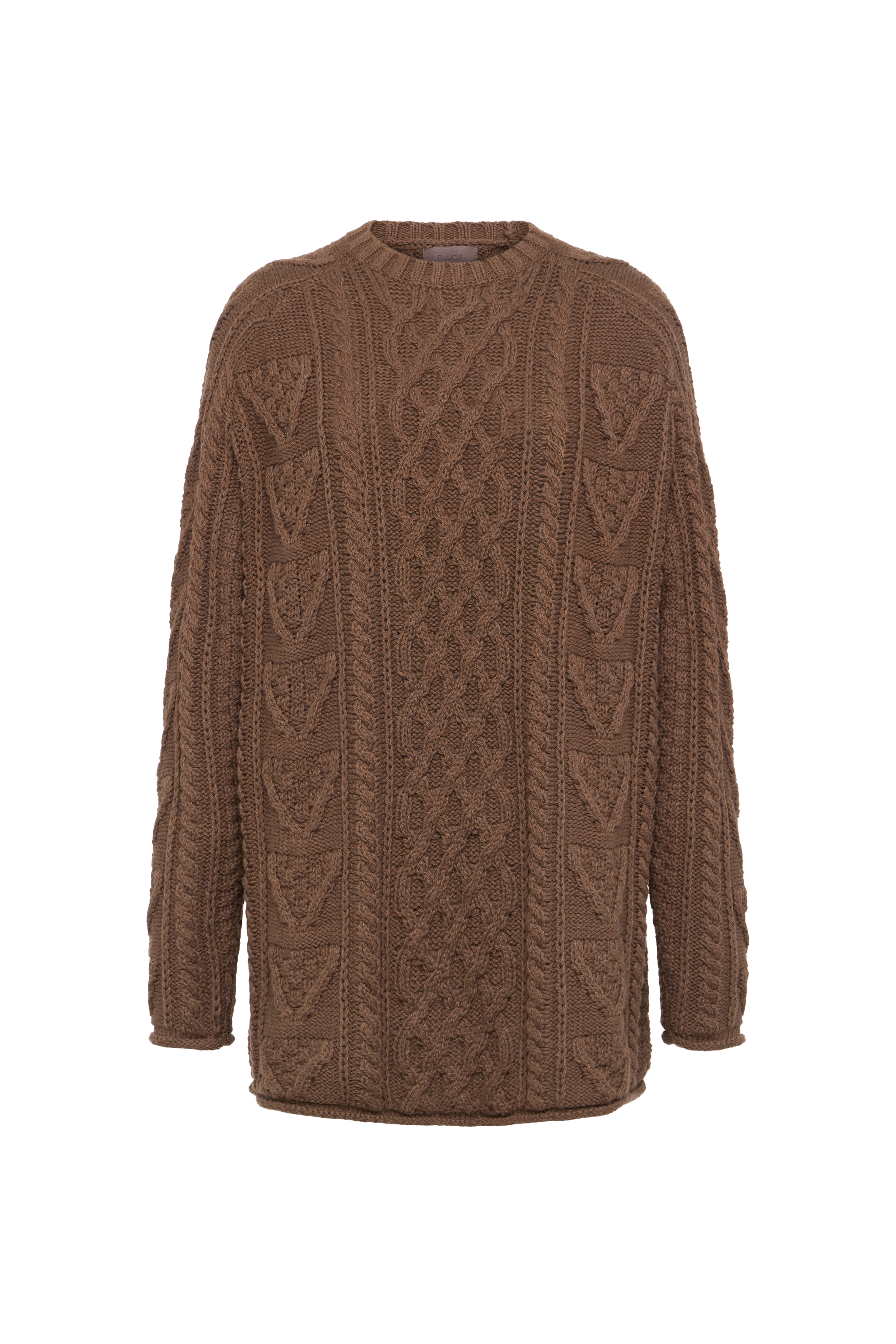 Heritage Cable Sweater | Cocoa