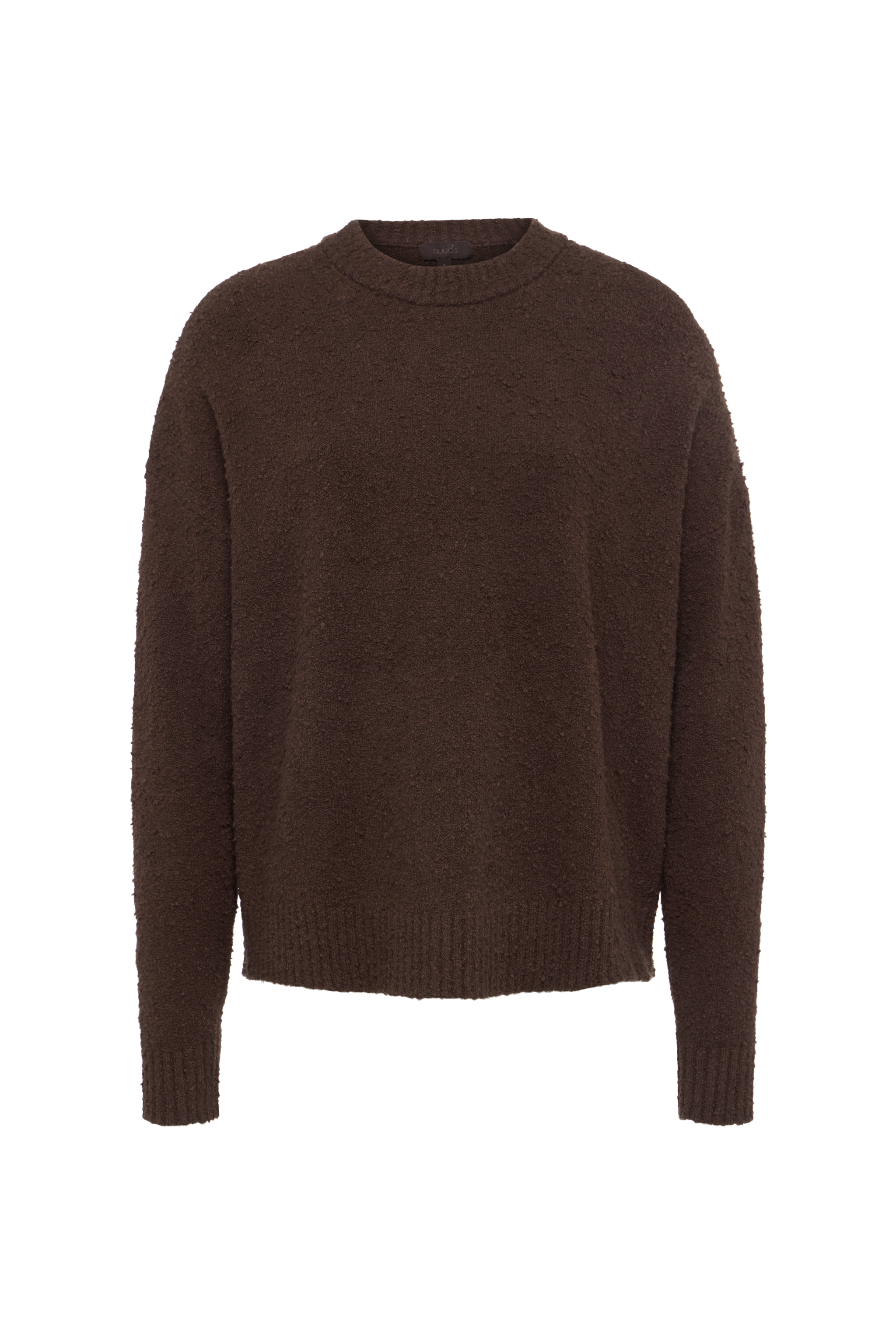 Boucle Crewneck Sweater | Espresso