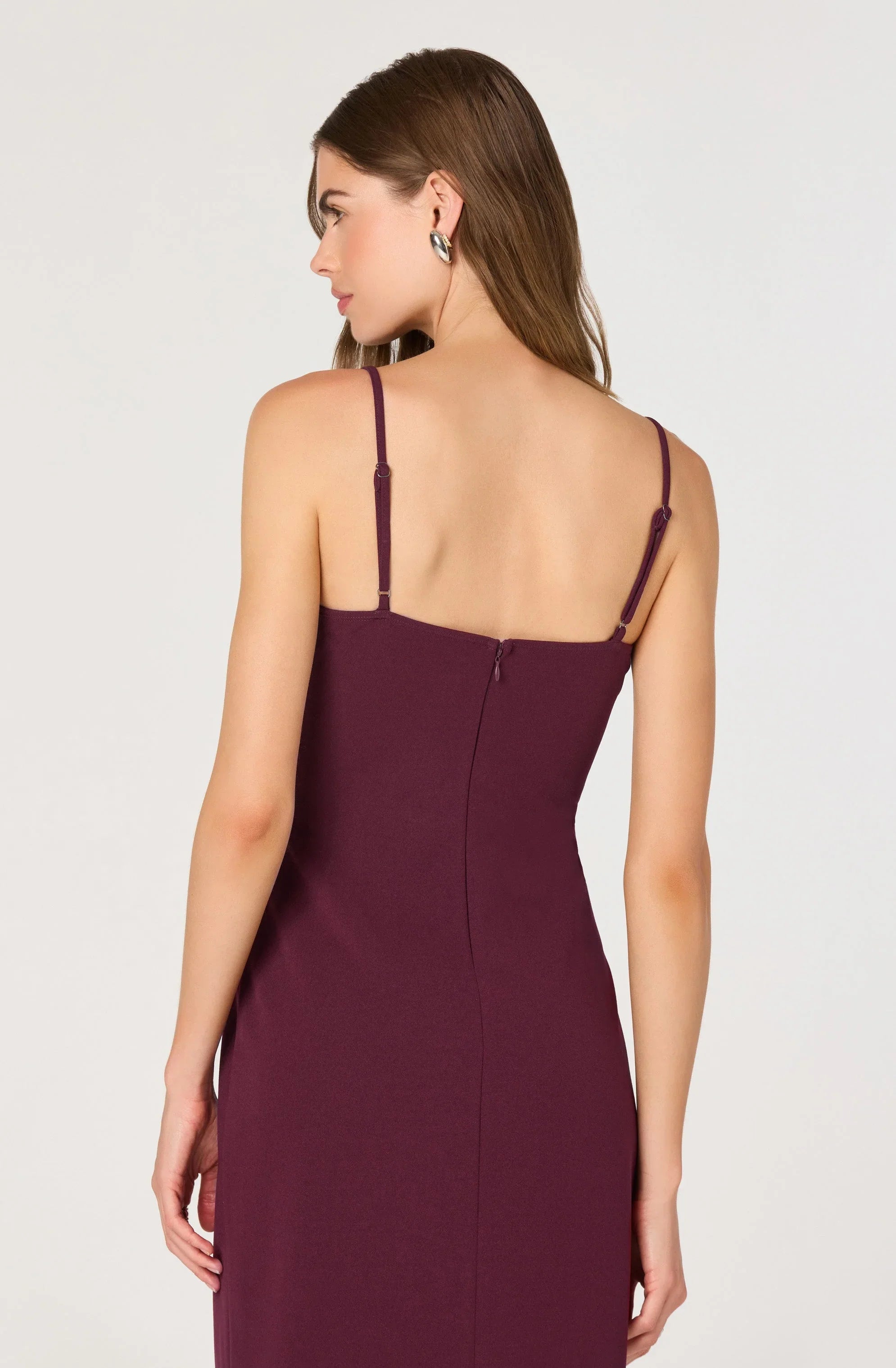 Lbruh Bow Strap Bustier Midi Dress