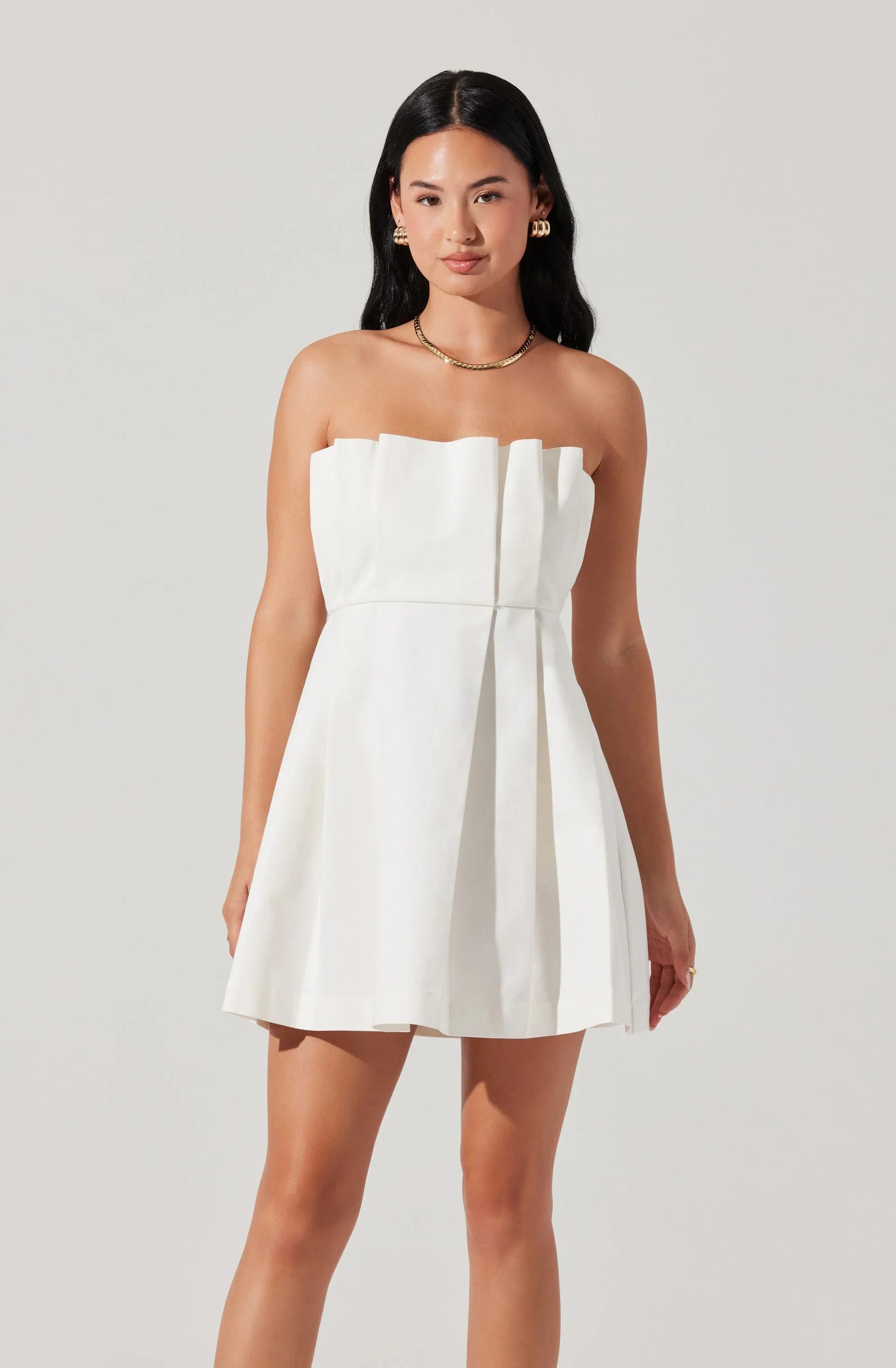 Lbruh Clemira Pleated Mini Dress