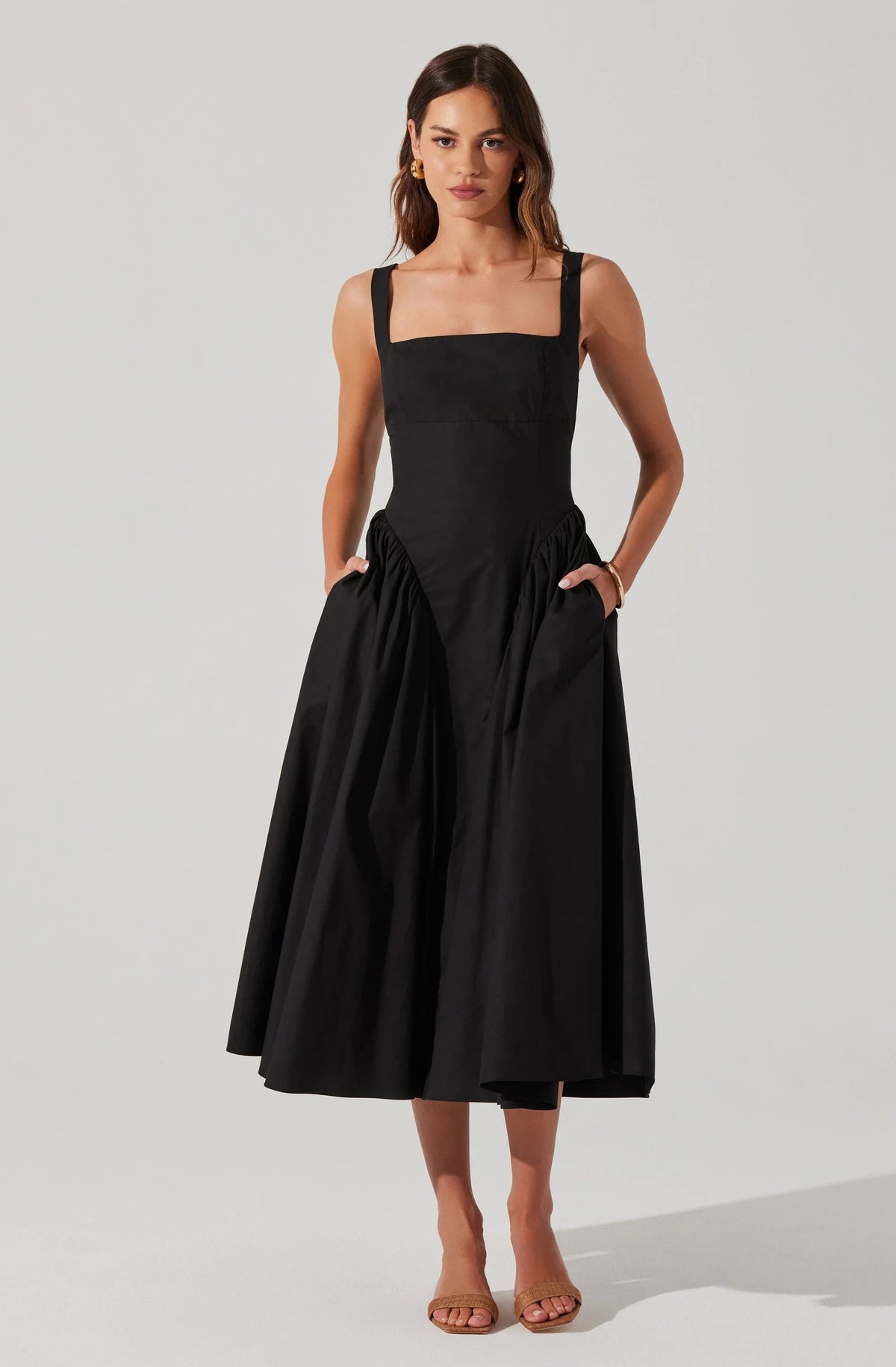 Lbruh Vinya Poplin Drop Waist Dress
